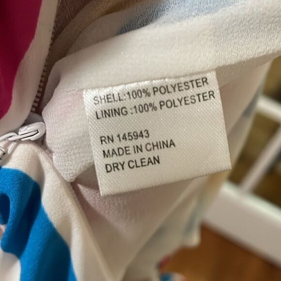 Color me Courtney rainbow multi stripe Sheree cap sleeve wide leg jumpsuit - Picture 12 of 13